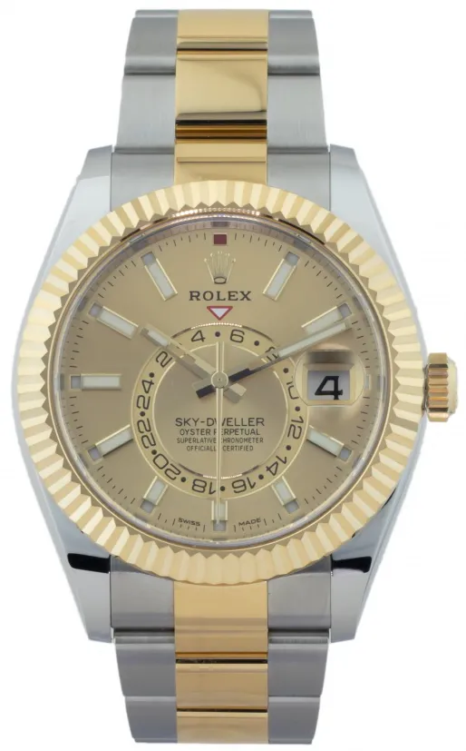 Rolex Sky-Dweller 326933 42mm Stainless steel Champagne