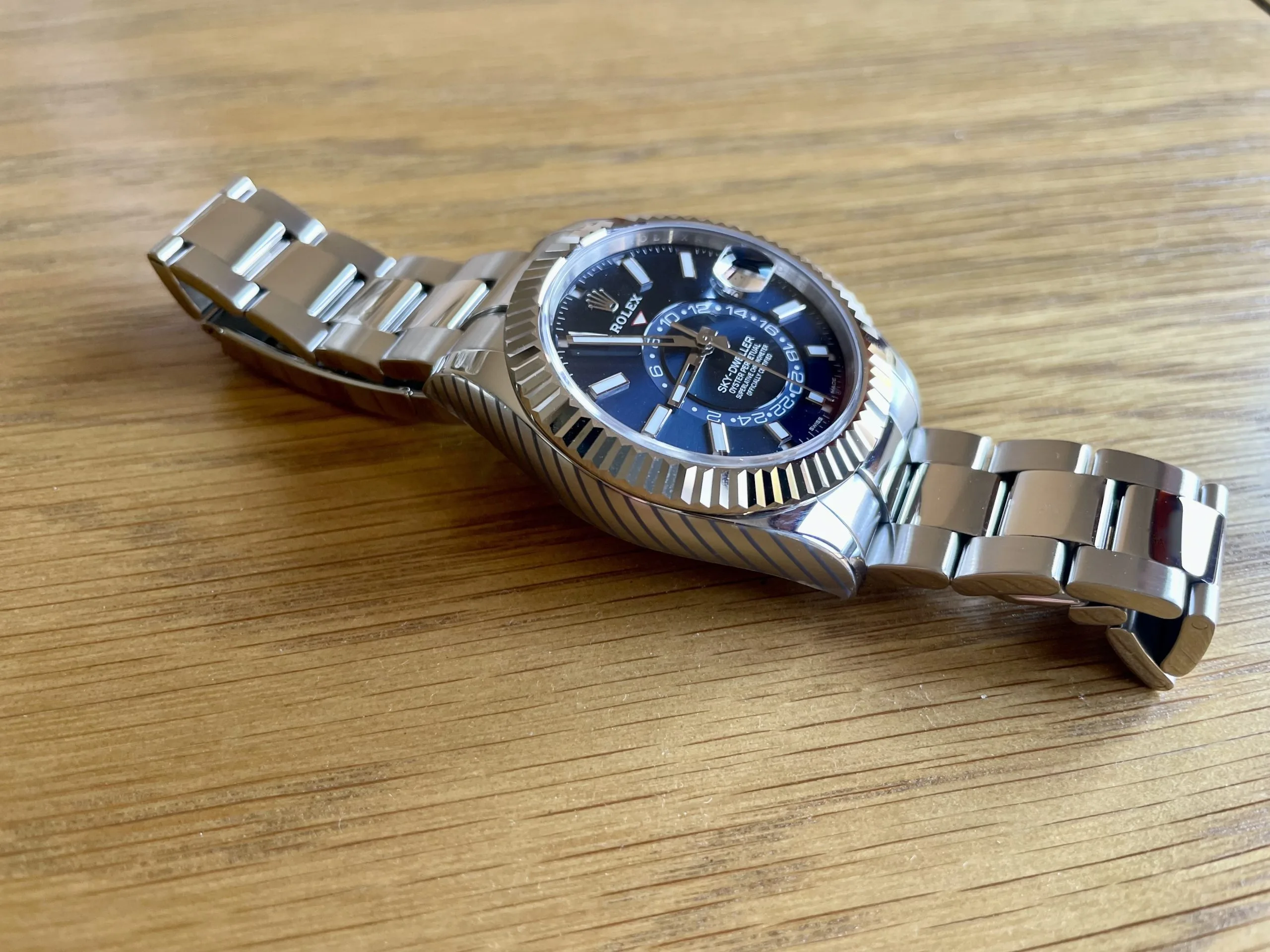 Rolex Sky-Dweller 326934 42mm Stainless steel Blue 4