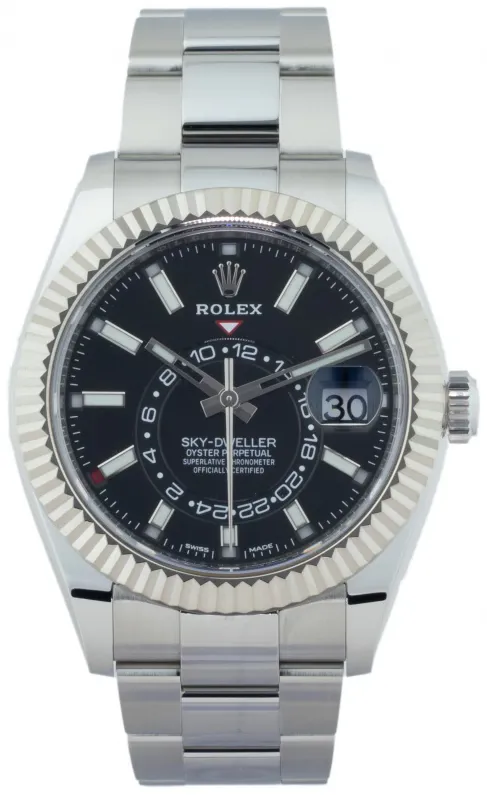 Rolex Sky-Dweller 326934 42mm Stainless steel Black