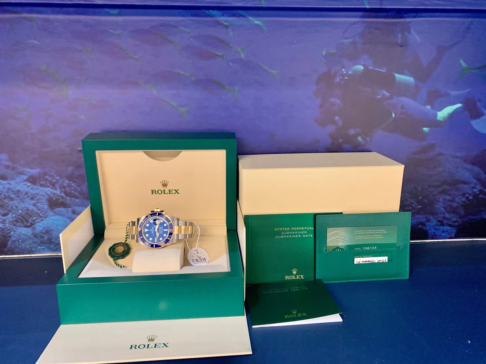 Rolex Submariner 126613LB 41mm Stainless steel Blue 5