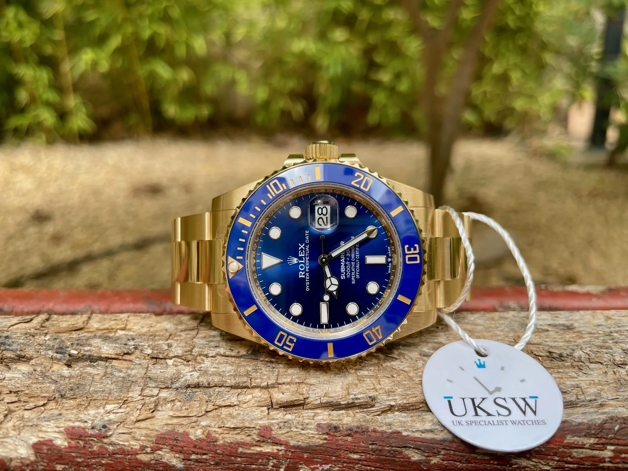 Rolex Submariner 126618LB 41mm Yellow gold Blue