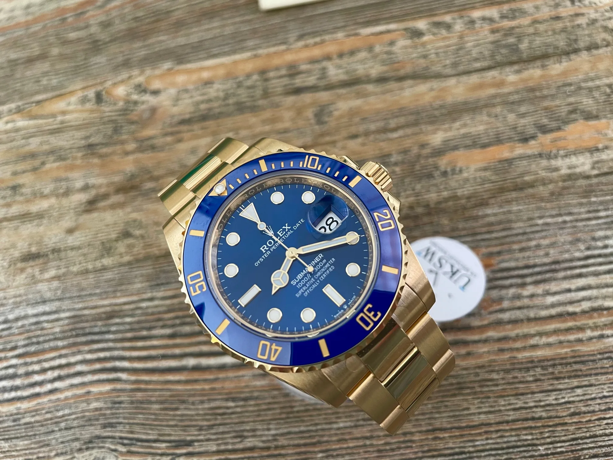 Rolex Submariner 126618LB 41mm Yellow gold Blue 3