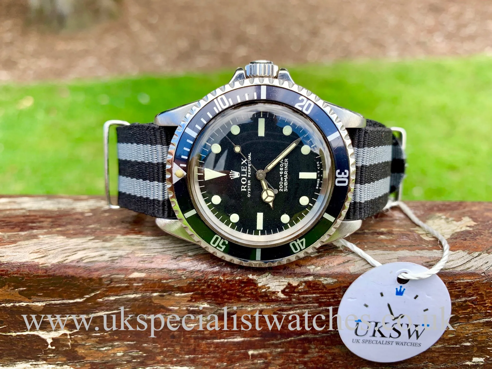 Rolex Submariner 5513 40mm Stainless steel Black