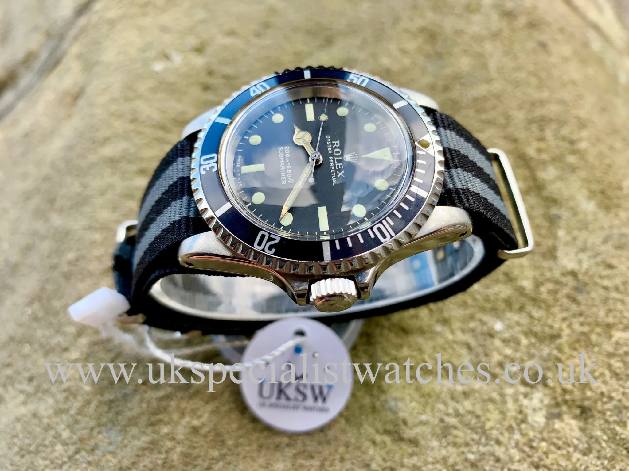 Rolex Submariner 5513 40mm Stainless steel Black 3