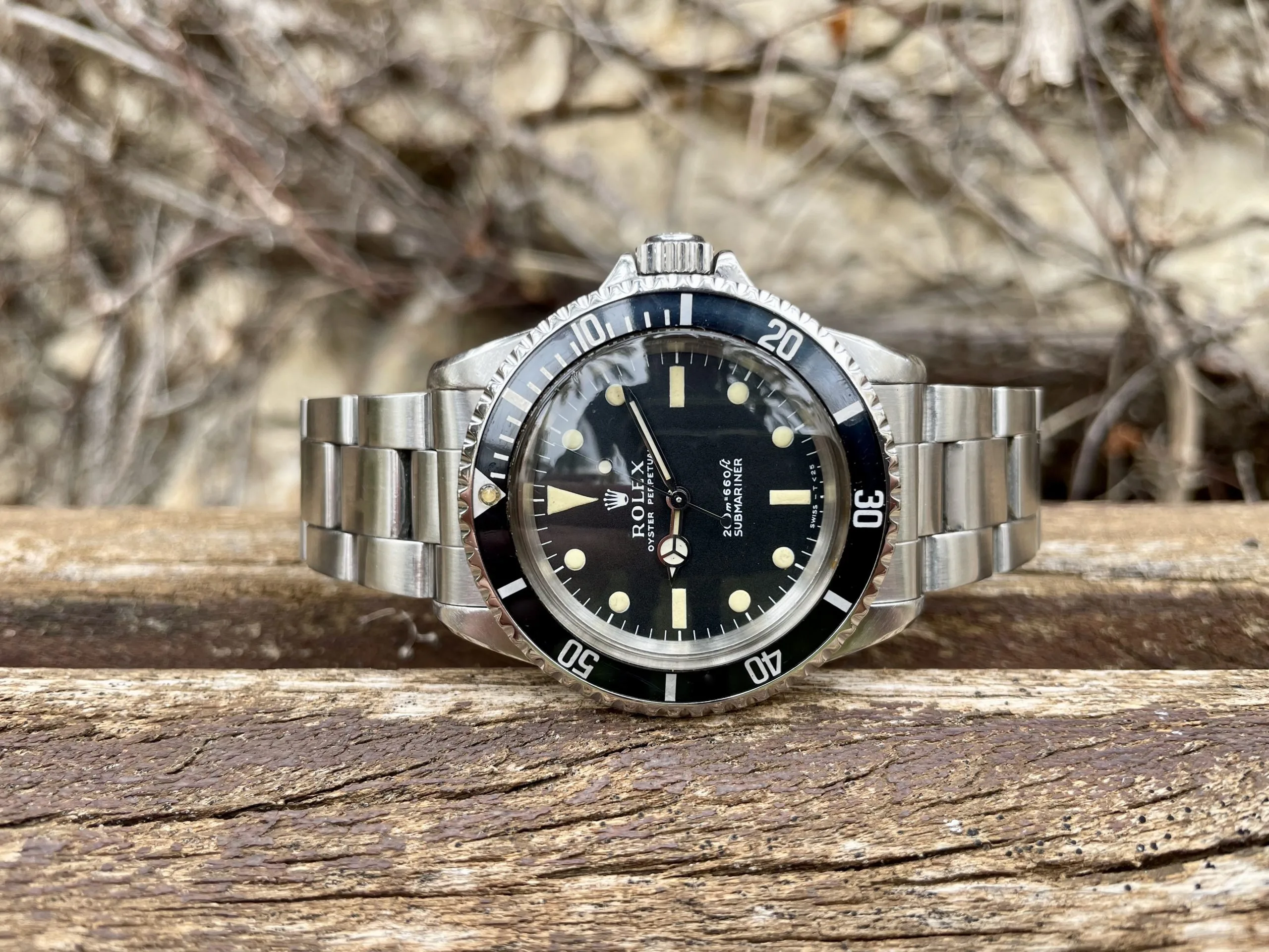 Rolex Submariner 5513 40mm Stainless steel Black