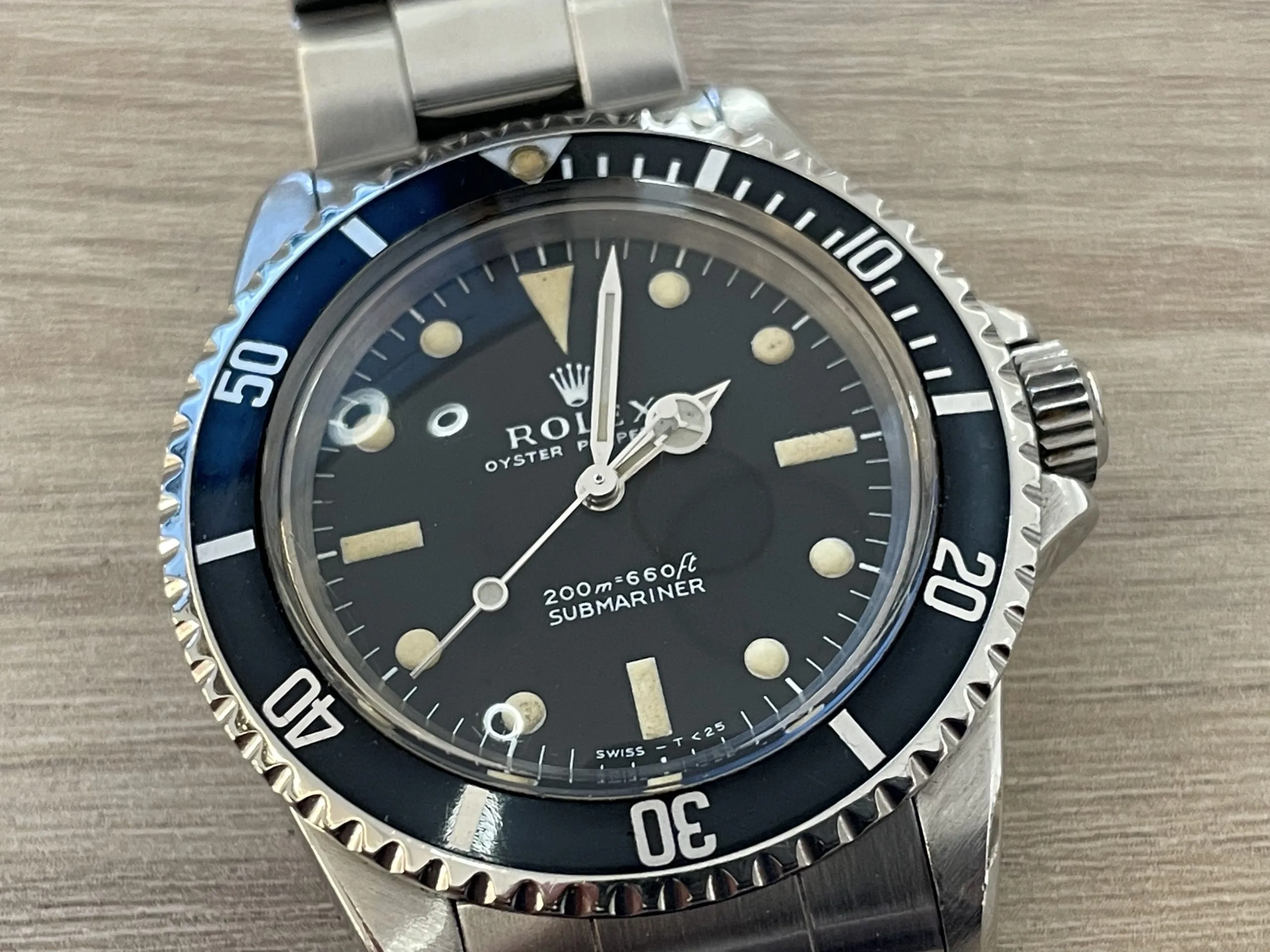 Rolex Submariner 5513 40mm Stainless steel Black 4