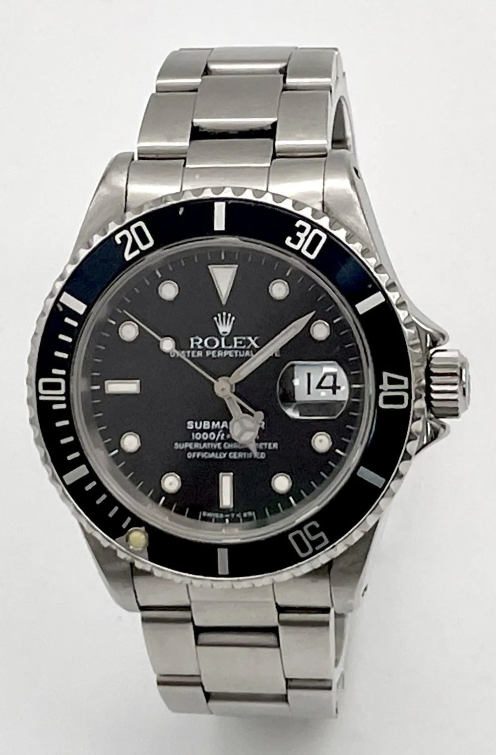 Rolex Submariner 16610 40mm Stainless steel Black 1