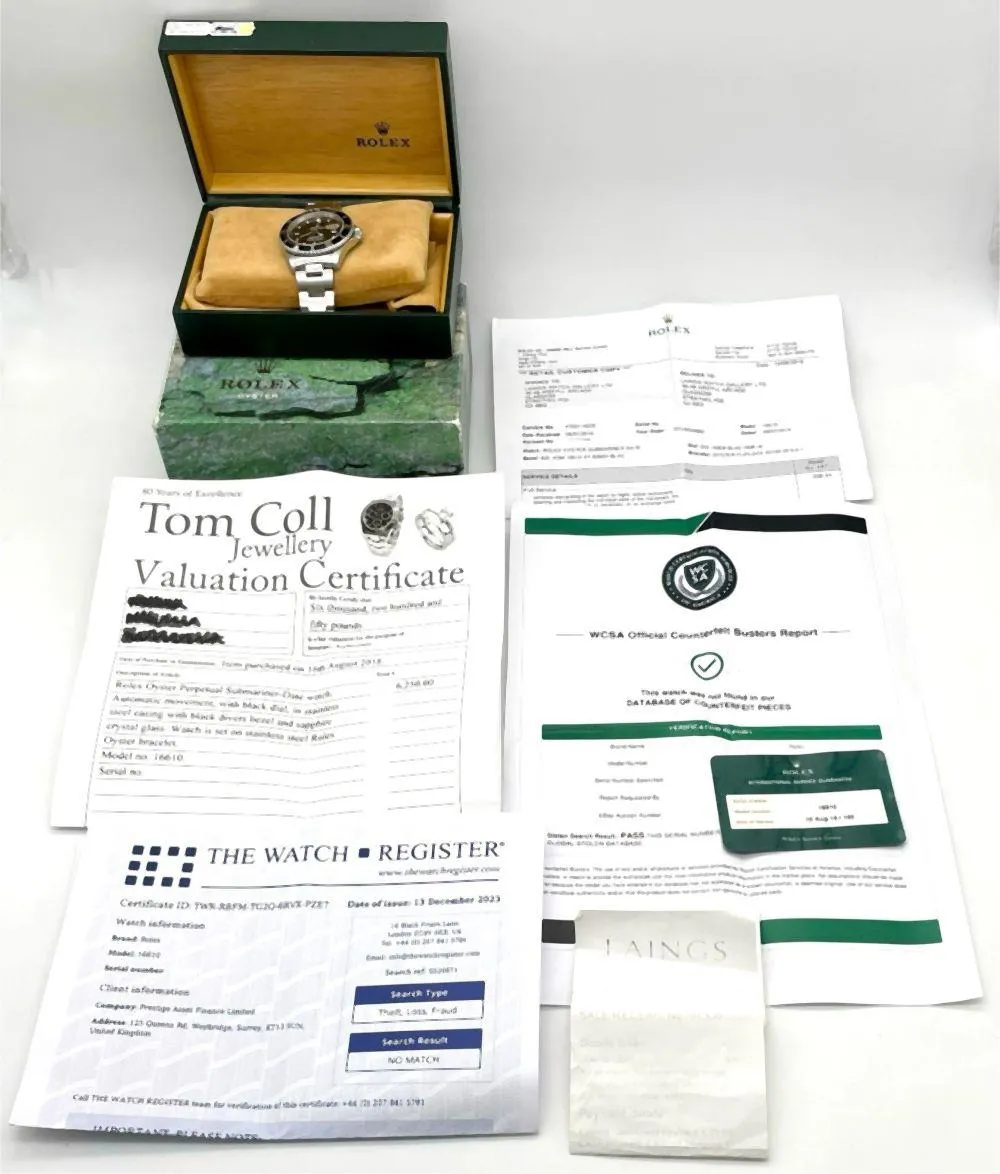 Rolex Submariner 16610 40mm Stainless steel Black 5