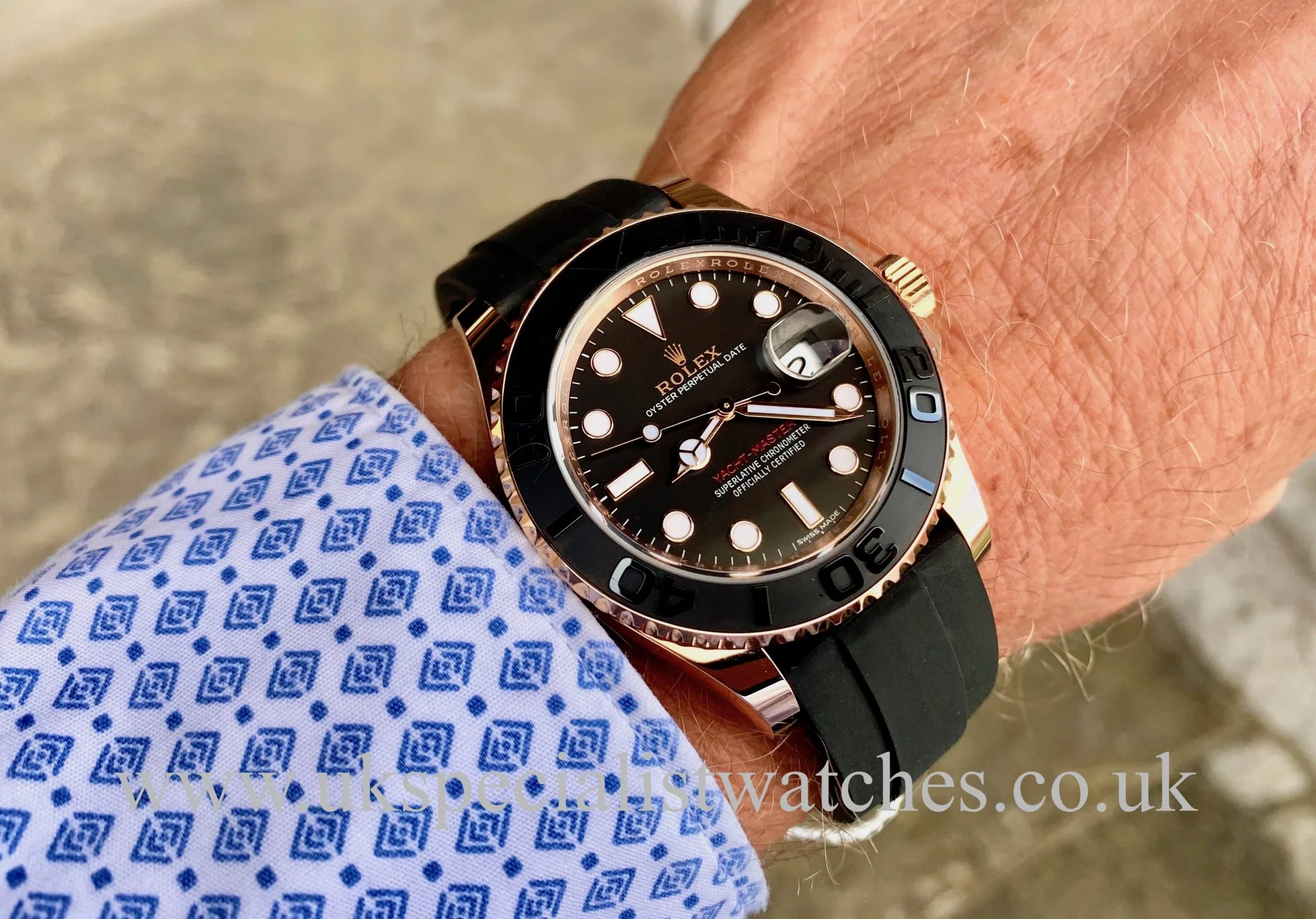 Rolex Yacht-Master 40 116655 40mm Rose gold Black 4