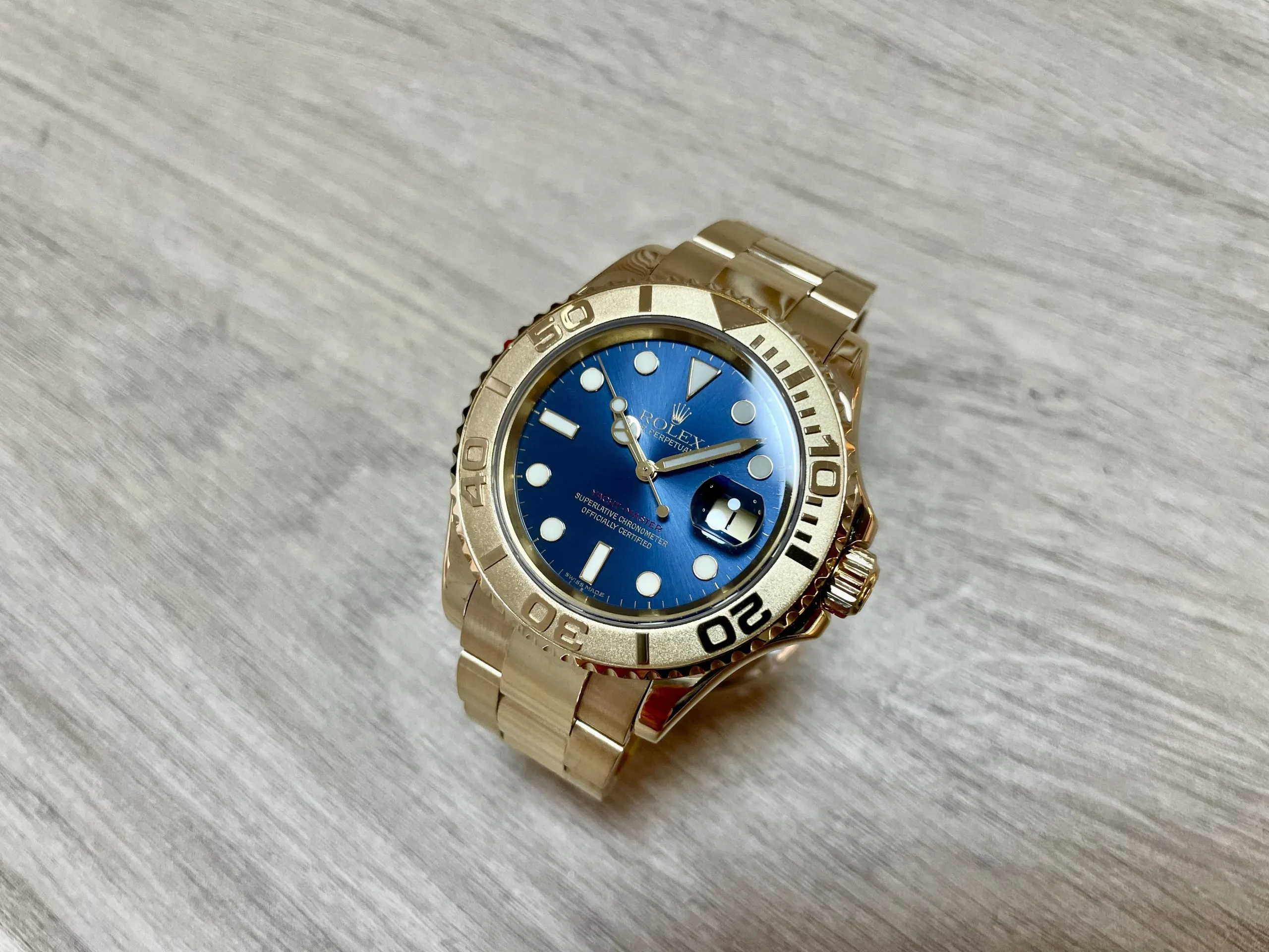 Rolex Yacht-Master 40 16628 40mm Yellow gold Blue 1