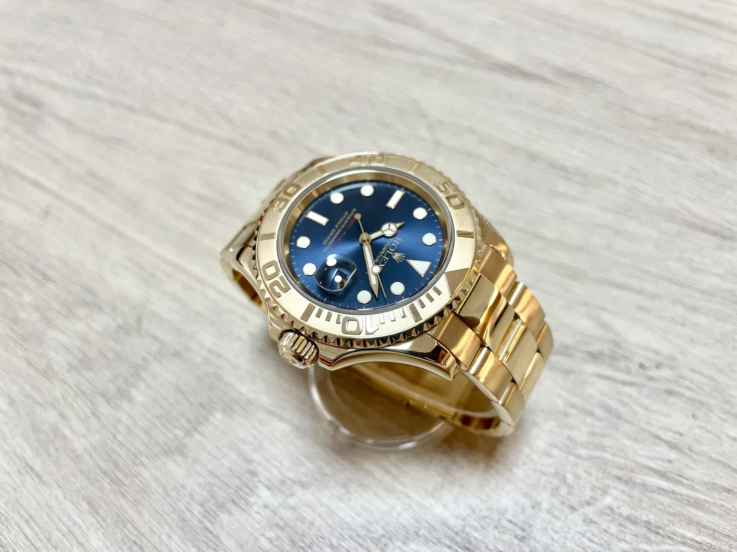 Rolex Yacht-Master 40 16628 40mm Yellow gold Blue 5