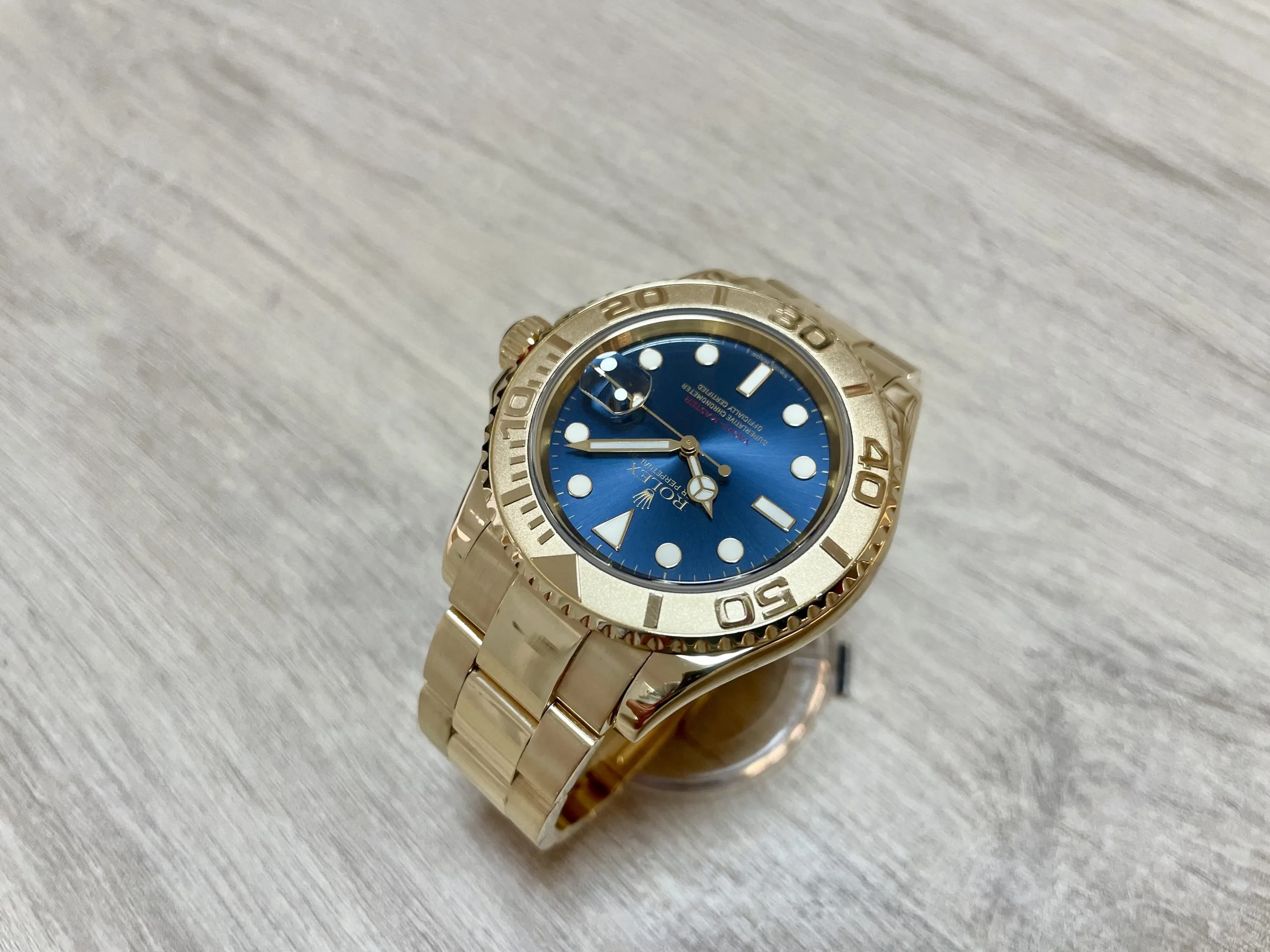 Rolex Yacht-Master 40 16628 40mm Yellow gold Blue 7