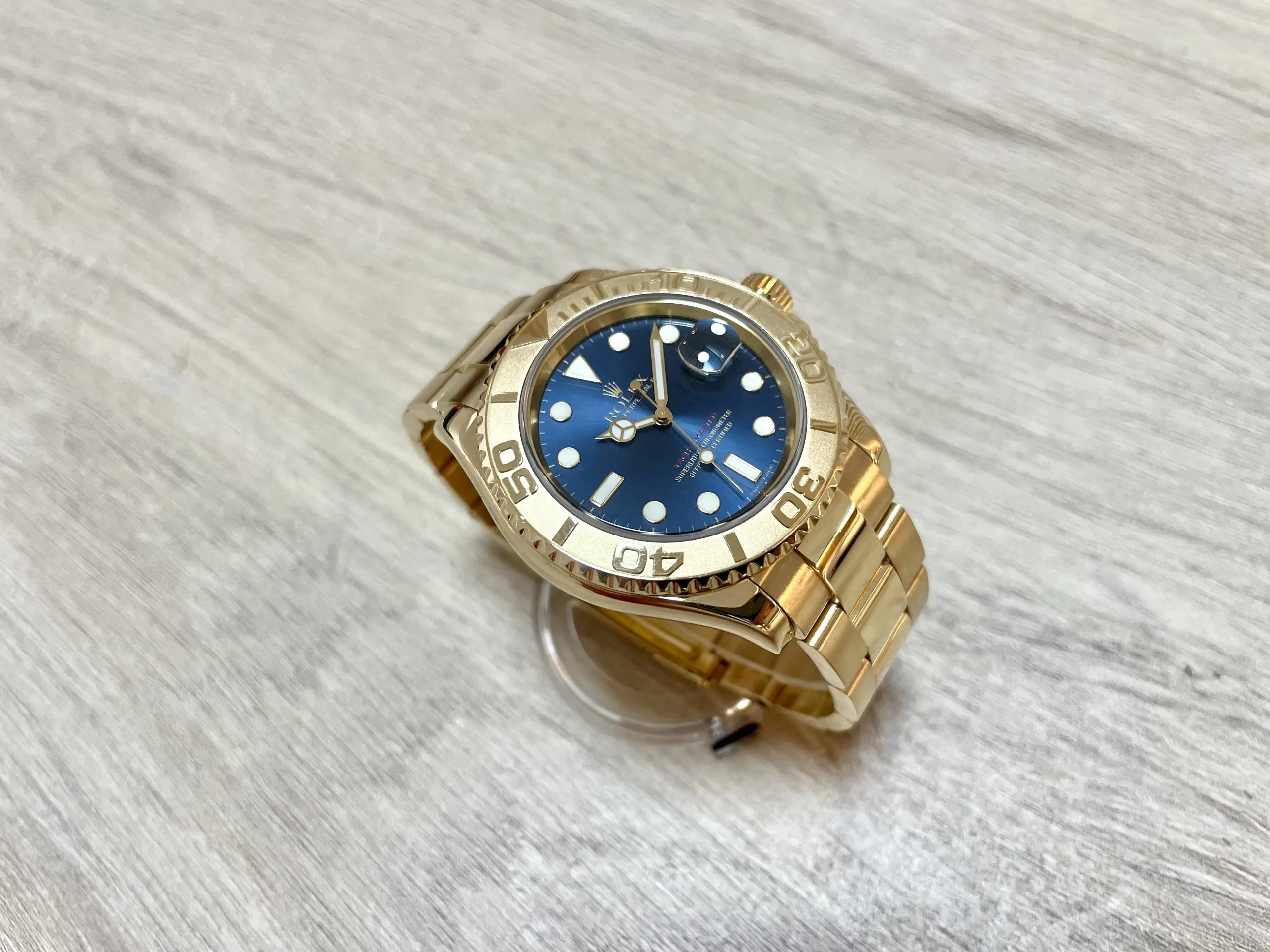 Rolex Yacht-Master 40 16628 40mm Yellow gold Blue 2