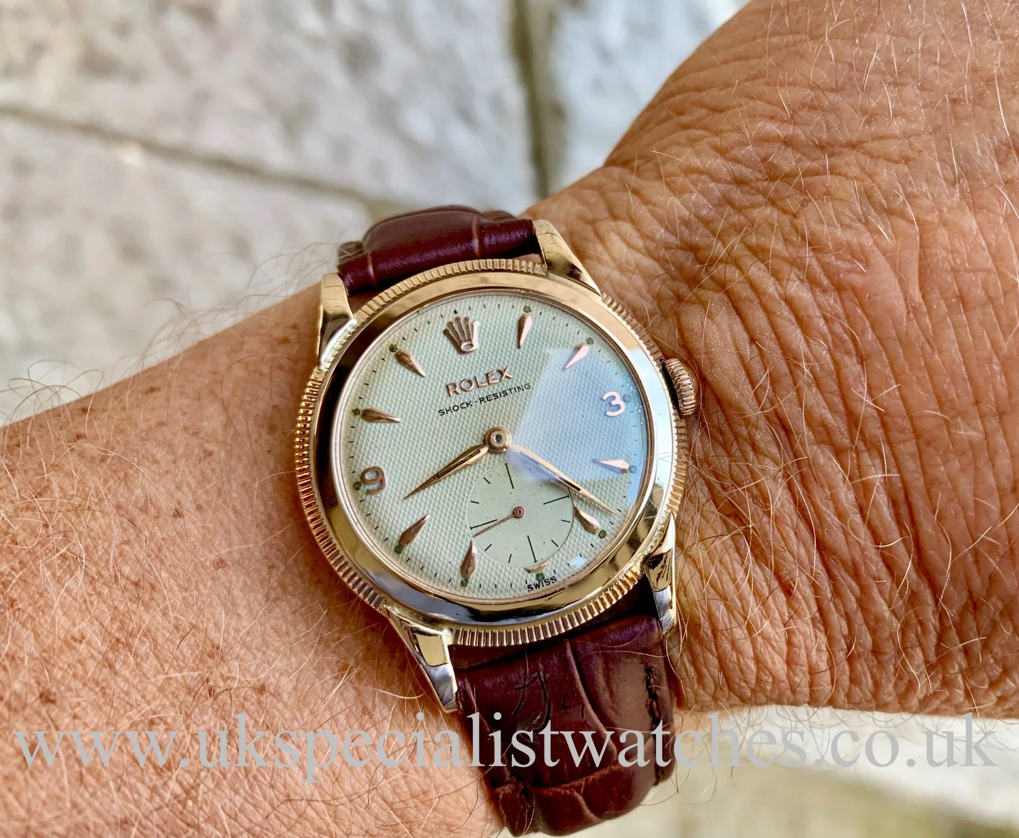 Rolex 34mm Rose gold Ivory 7