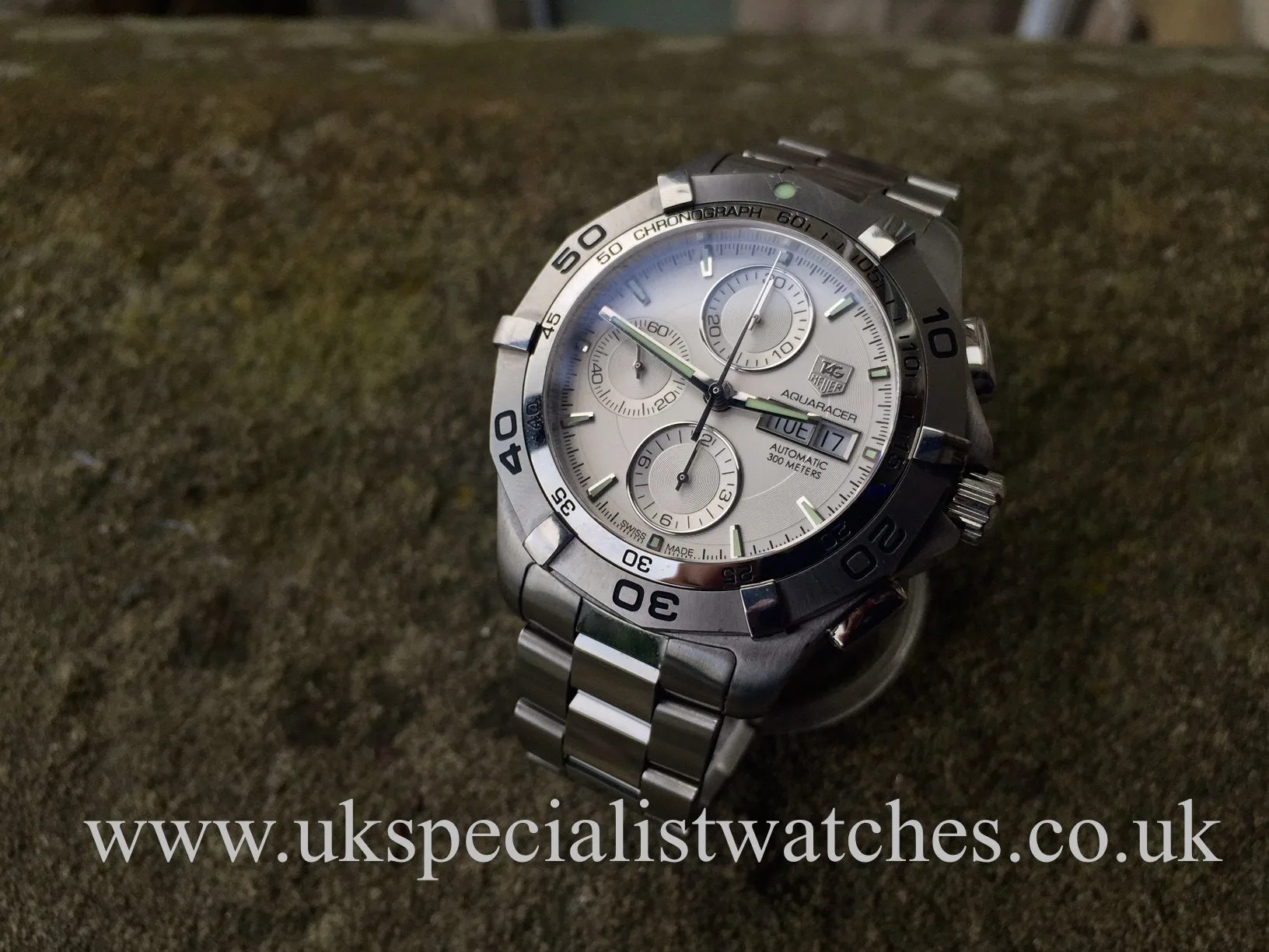 TAG Heuer Aquaracer CAF201 43mm Stainless steel White 4