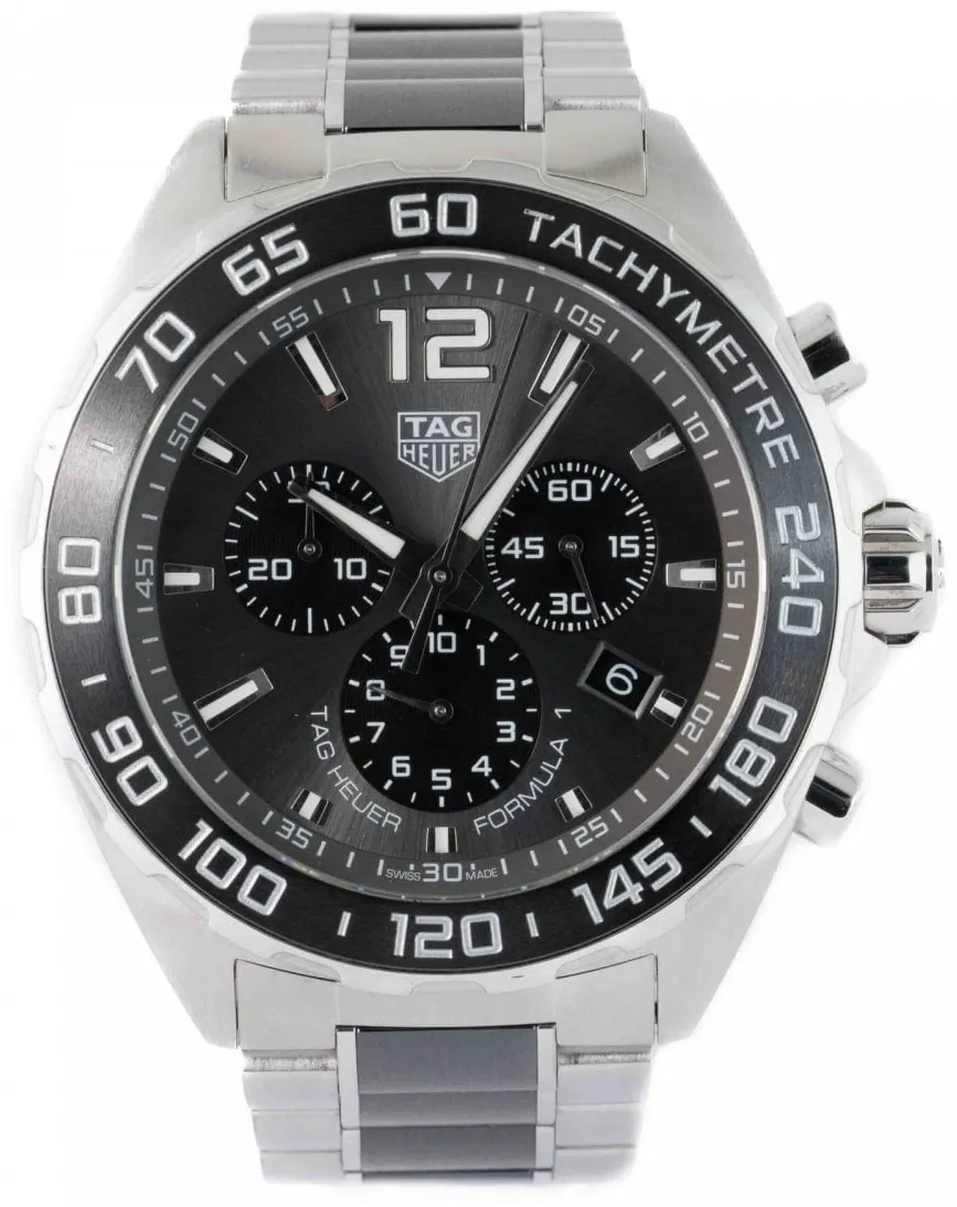 TAG Heuer Formula 1 Quartz Caz1011 43mm Stainless steel Gray