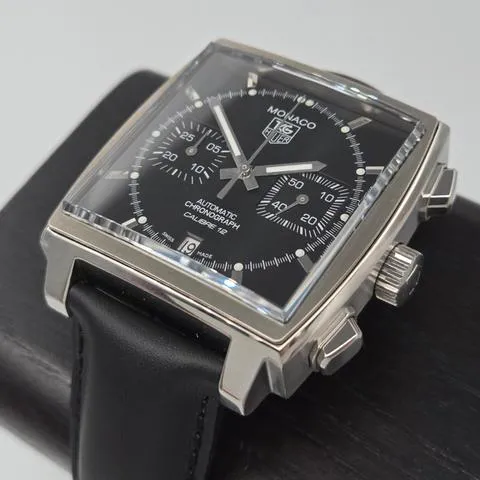 TAG Heuer Monaco CAW2110 39mm Stainless steel Black 2