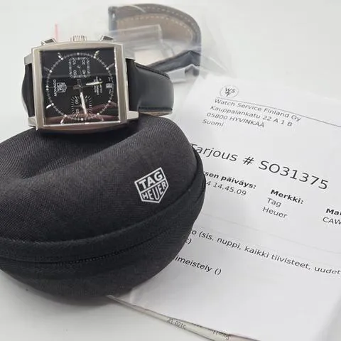 TAG Heuer Monaco CAW2110 39mm Stainless steel Black 7