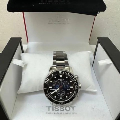 Tissot Seastar T120.417.11.041.01 45.5mm Stainless steel Black