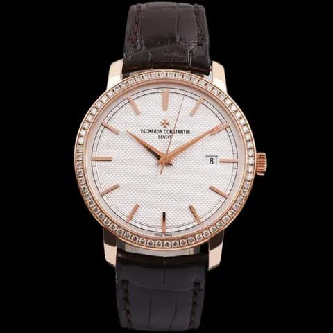 Vacheron Constantin Traditionnelle 85520/000R-9850 40mm Rose gold Silver