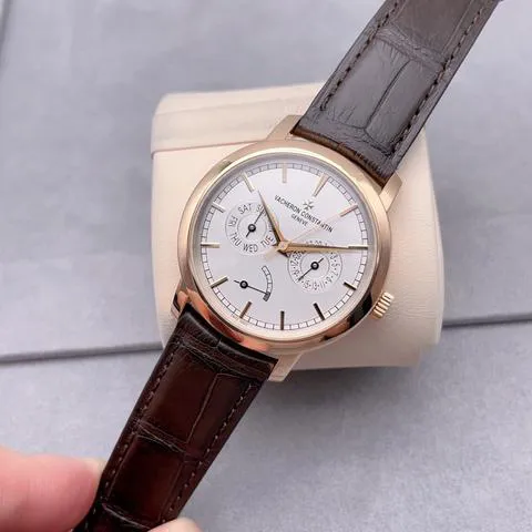 Vacheron Constantin Traditionnelle 85290R Rose gold White 4