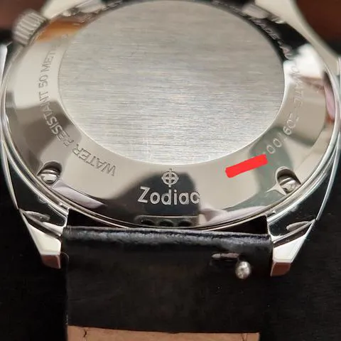 Zodiac Olympos ZO9700 37mm Stainless steel Black 6