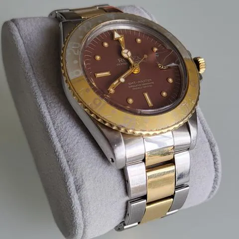 Rolex GMT-Master 1675 40mm Yellow gold and Stainless steel Brown 12