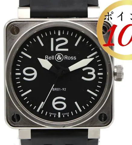 Bell & Ross BR 01-92 BR01-92-S 46mm Stainless steel Black