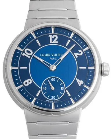 Louis Vuitton Tambour W1ST20 40mm Stainless steel Blue