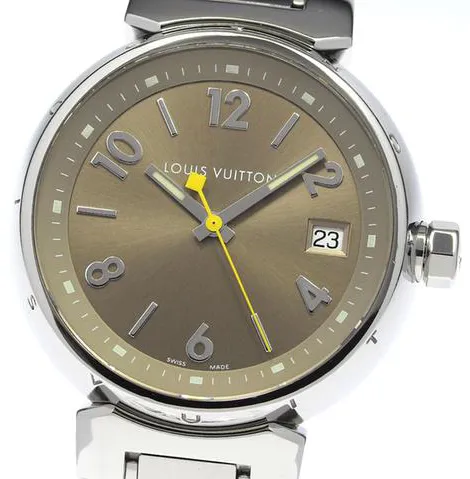 Louis Vuitton Q1312 33mm Stainless steel Brown