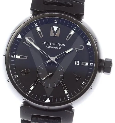 Louis Vuitton Q1D22 41mm Stainless steel Black