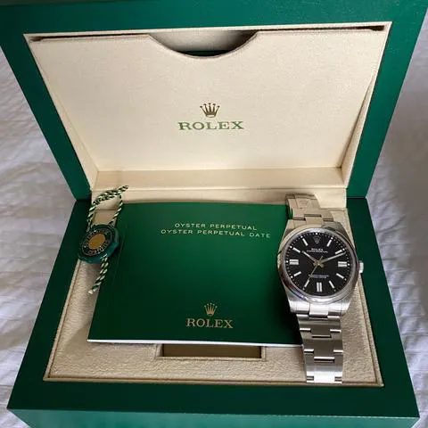 Rolex Oyster Perpetual 41 124300 41mm Stainless steel Black 4