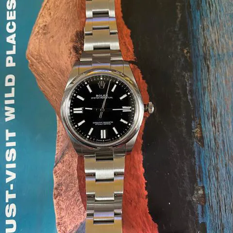 Rolex Oyster Perpetual 41 124300 41mm Stainless steel Black 21