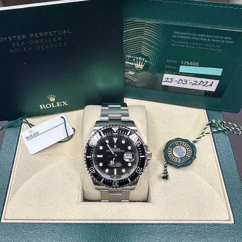 Rolex Sea-Dweller 126600 43mm Stainless steel Black