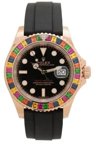 Rolex Yacht-Master 40 116695 SATS 40mm Rose gold Black