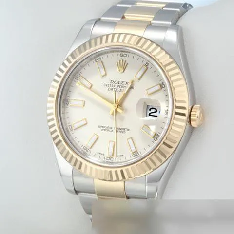 Rolex Datejust II 116333 41mm Yellow gold and Stainless steel Champagne 1