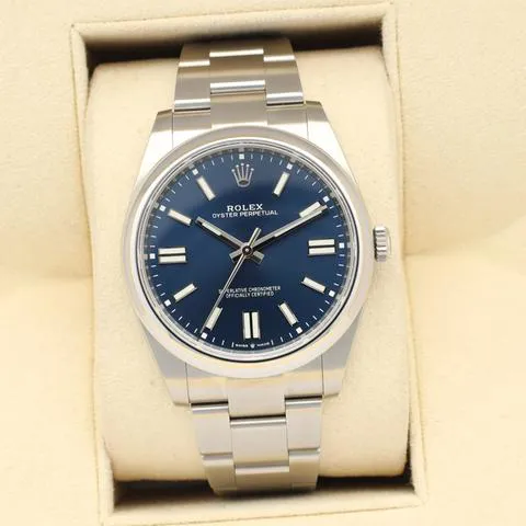 Rolex Oyster Perpetual 41 124300 41mm Stainless steel Blue 1