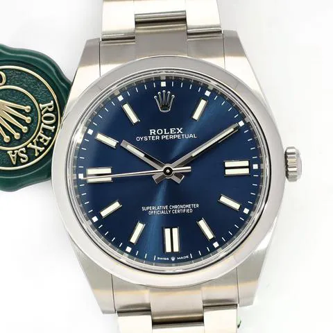 Rolex Oyster Perpetual 41 124300 41mm Stainless steel Blue 2