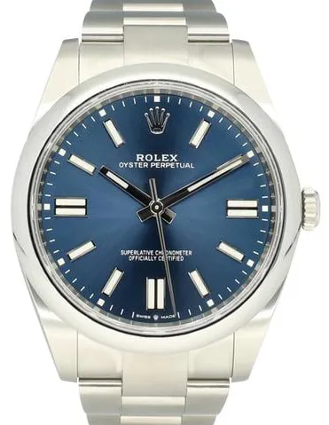 Rolex Oyster Perpetual 41 124300 41mm Stainless steel Blue 4