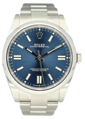 Rolex Oyster Perpetual 41 124300 41mm Stainless steel Blue 5