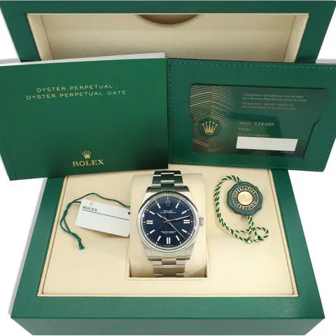 Rolex Oyster Perpetual 41 124300 41mm Stainless steel Blue 10