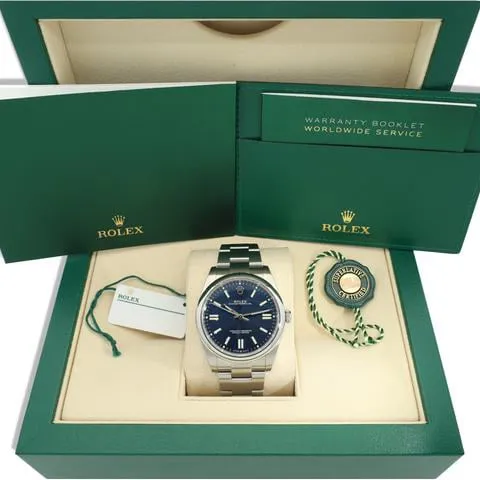 Rolex Oyster Perpetual 41 124300 41mm Stainless steel Blue 11