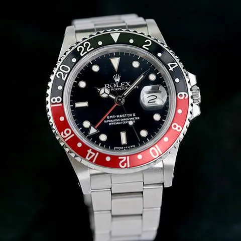 Rolex GMT-Master II 16760 40mm Stainless steel Black