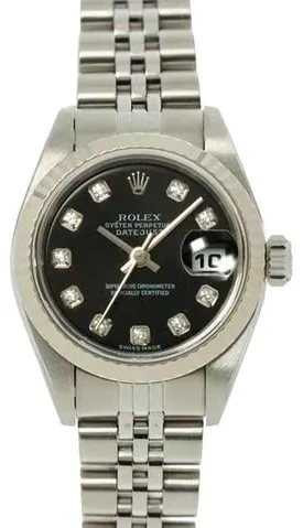 Rolex Datejust 79174G 26mm Yellow gold and Stainless steel Black