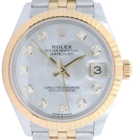 Rolex Datejust 31 278273 31mm Yellow gold and Stainless steel Mother-of-pearl