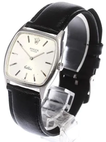 Rolex Cellini 3805 31mm White gold Silver 1