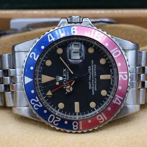 Rolex GMT-Master 1675 40mm Stainless steel Black