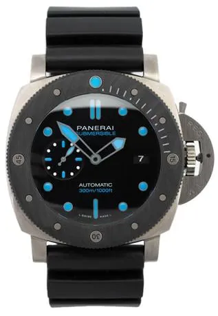 Panerai Submersible PAM 00799 47mm Stainless steel Black