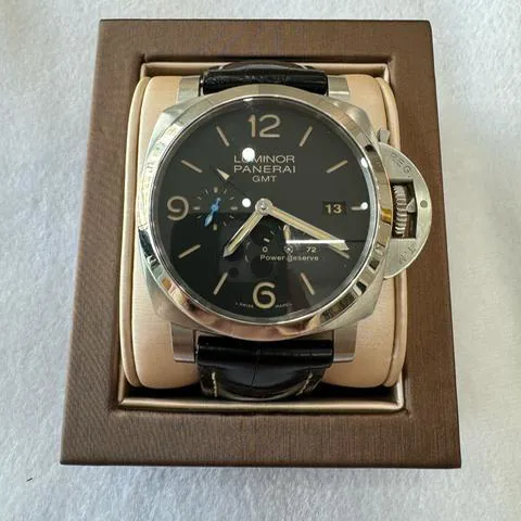 Panerai Luminor 1950 3 Days GMT Power  PAM 01321 44mm Stainless steel Black