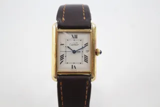 Cartier Tank Gold-plated silver